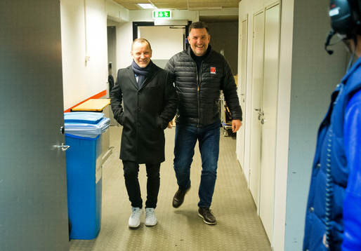 Luleås tränare Thomas Berglund och Örebros GM Stefan