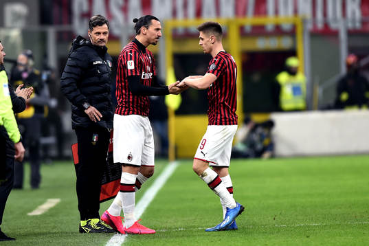 Zlatan Ibrahimovic of Milan