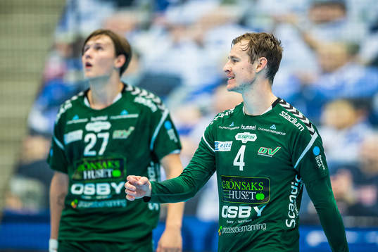 Helsingborgs Johan Palm och Johan Lundgren deppar