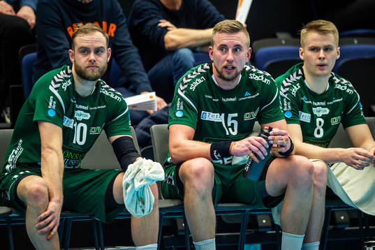 Helsingborgs David Florander, Anton Månsson och Emil