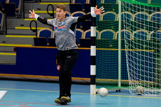 Kristianstads målvakt Leo Larsson