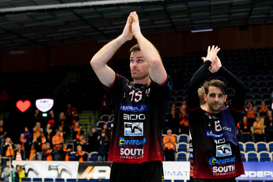 HK Malmös Otto Lagerquist, Simon Nyberg jublar