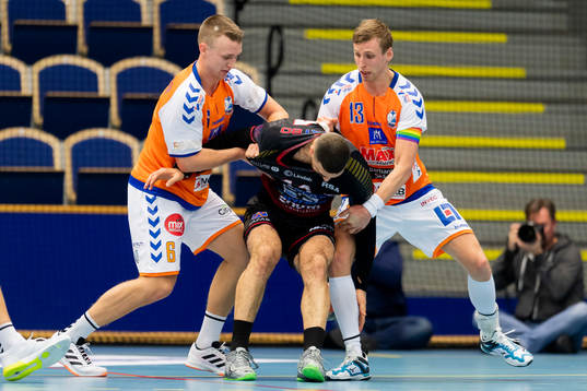 Kristianstads Philip Henningsson och Olafur Gudmundsson