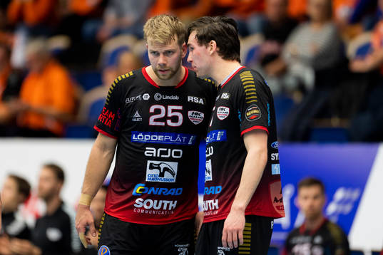HK Malmös Anton Blickhammar och Tim Hilding