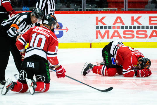 Örebros Shane Harper och Rasmus Rissanen har ont