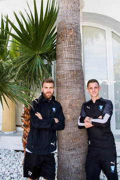 Sören Rieks och Rasmus Bengtsson