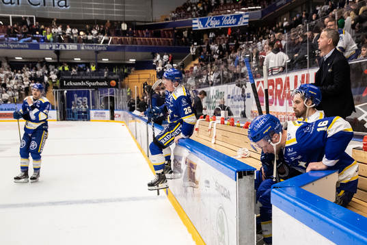 Leksands Patrik Zackrisson och Daniel Olsson Trkulja och