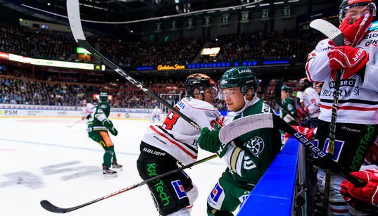 Örebros Joonas Rask och Färjestads Marcus Nilsson