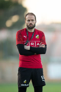 Häckens tränare Andreas Alm