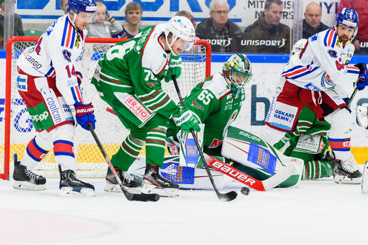 Rögles Dominik Bokk och målvakt Christoffer Rifalk