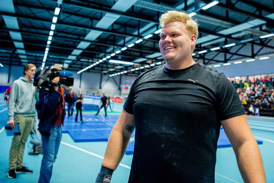 Marcus Thomsen of Norway reacts