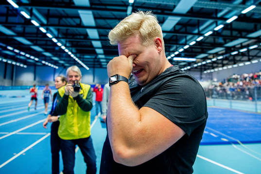 Marcus Thomsen of Norway reacts