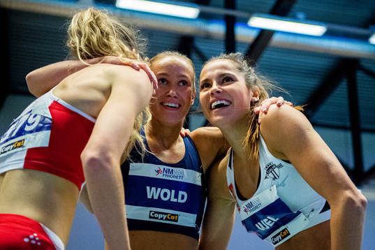 Line Kloster, Nora Kollerød Wold and Amalie Iuel of Norway