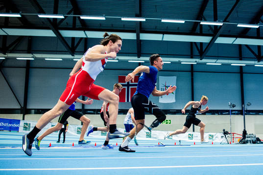 Knut Sørskår and athletes of Norway compete in the