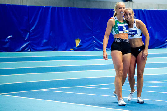 Alice Ulla Berg and Vilde Humstad Aasmo of Norway