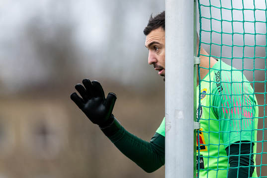Landskronas målvakt Amr Kaddoura