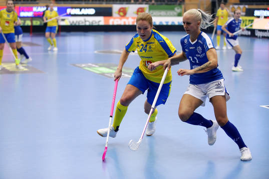Sveriges Ida Sundberg och Finlands Laura Manninen