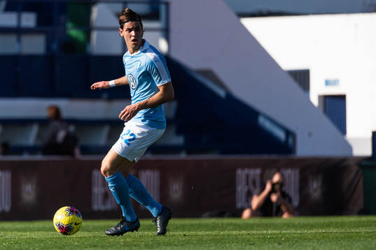 Adi Nalic of Malmö FF in aciton