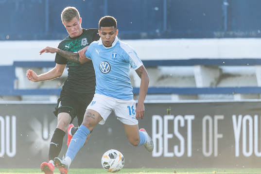 Nikolay Bochko of Krasnodar and Romain Gall of Malmö FF
