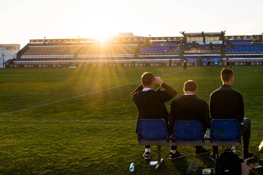 Head coach Jon Dahl Tomasson, assistant coach Remy