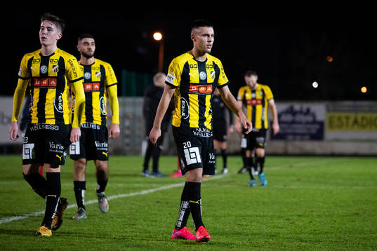 Häckens Patrik Wålemark och Ali Youssef  deppar