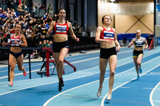 Henriette Jæger of Norway competes to win the women’s