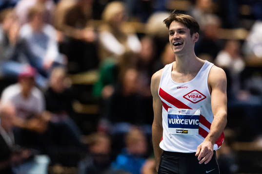 Vladimir Vukicevic of Norway celebrates