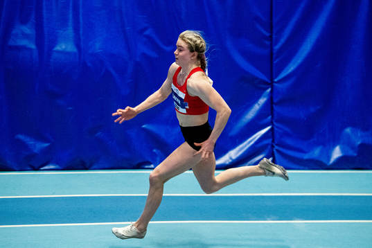 Henriette Jæger of Norway competes to win the women’s
