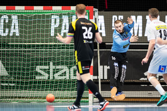 Sävehofs målvakt Agust Eli Björgvinsson