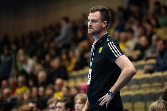 Sävehofs tränare Kristian Berndtsson deppar
