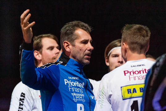 Redbergslids assisterande tränare Magnus Wislander