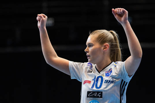 GT Söders Hanna Cleve jublar