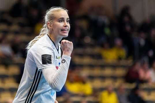 GT Söders Emma Petersson jublar