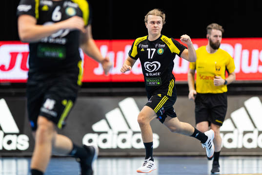 Sävehofs Sebastian Spante jublar