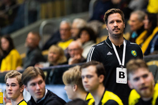 Sävehofs assisterande tränare Emil Berggren
