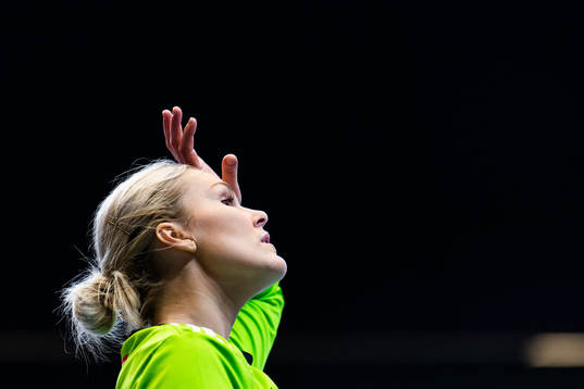 Sävehofs målvakt Sofie Börjesson deppar