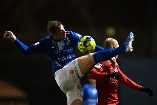 Norrbys Nicklas Savolainen och Örgrytes Adam Bergmark