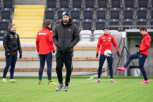 Helsingborgs tränare Olof Mellberg