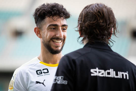 Daleho Irandust and Erik Friberg of Häcken