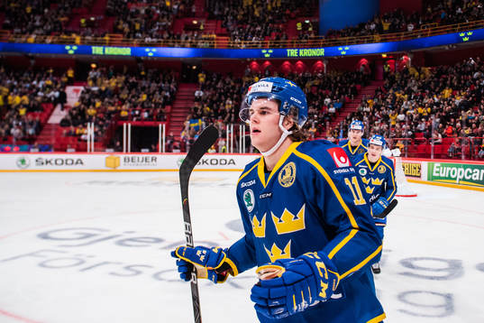 Samuel Fagemo of Sweden celebrates