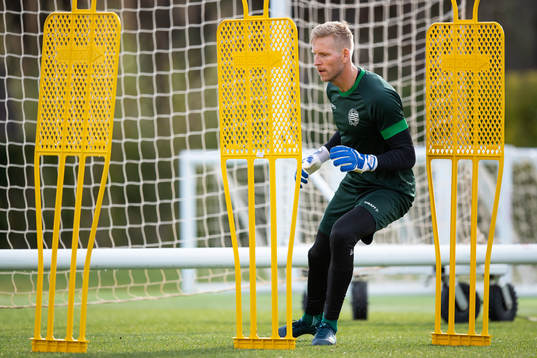 Hammarbys provspelande målvakt David Ousted