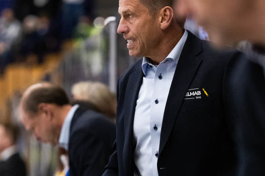 Leksands tränare Ulf Samuelsson reagerar