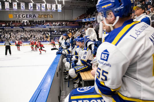 Leksands spelarna deppar