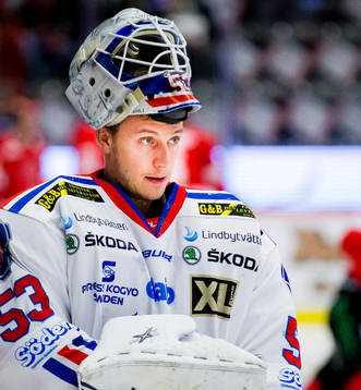 Oskarshamns målvakt Fredrik Pettersson-Wentzel