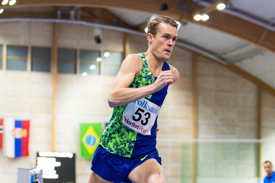 Norges Filip Ingebrigtsen i herrarnas 800 meter