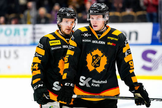 Skellefteås Jonathan Pudas och Rickard Hugg