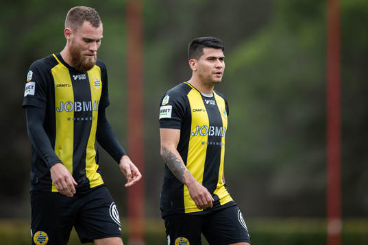 David Fällman and Paulinho of Hammarby
