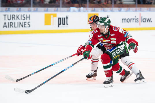 Frölundas Nicklas Lasu och Örebros Glenn Gustafsson