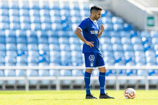 Sargon Abraham of IFK Göteborg looks dejected