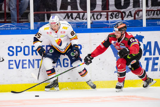 Malmö Redhawks Axel Wemmenborn och Michael Haga